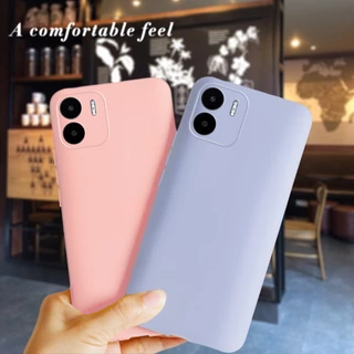 Xiaomi Redmi A1 A1+ 2022 เคสโทรศัพท์ เจลลี่ สีพื้น เรียบง่าย RedmiA1 A 1 Plus ซิลิโคนนิ่ม TPU เคส