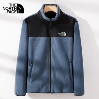 The North Face เสื้อแจ็กเก็ตกันหนาว แขนยาว ผ้าขนแกะ แต่งซิป ให้ความอบอุ่น สําหรับผู้หญิง และผู้ชาย