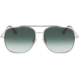 แว่นกันแดด VICTORIA BECKHAM-VB215S 700 Aviator Sunglasses Gold Khaki Gradient ของใหม่มือ1 ของแท้100%