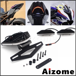 Motorcycle Mirror Block Plates LED Turn Signals &amp;amp; LED Tail Tidy Rear Fender Eliminator for BMW S1000RR S 1000RR 2020