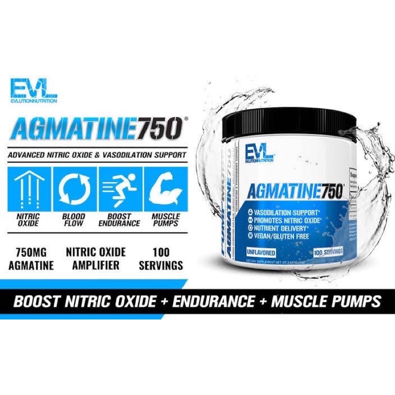 Evlution nutrition AGMATINE750(100servings)