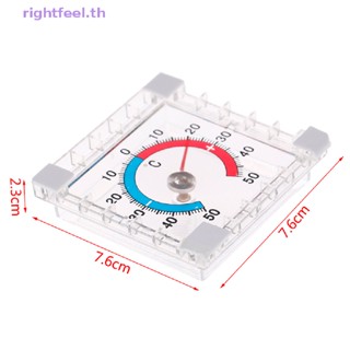 Rightfeel.th เครื่องวัดอุณหภูมิร้อน ทรงสี่เหลี่ยม สําหรับติดผนัง สวน บ้าน