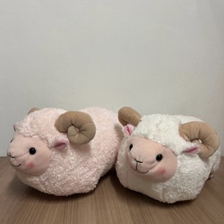 ตุ๊กตาแกะ แกะสีขาวขนนุ่ม แกะนุ่ม แกะน่ารัก แกะ LAMB Stuffed Animal Lambs &amp; Sheep ตุ๊กตาสัตว์เหมือนจริง