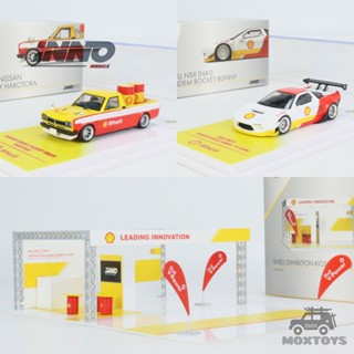Inno64 โมเดล 1:64 SHELL KIOSK DIORAMA NSX (NA1) ROCKET BUNNY SUNNY HAKOTORA