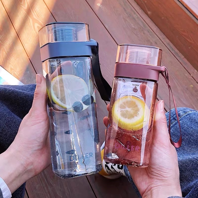 ✸✴✳[Shop Malaysia] diller fashion square pc water bottle( 400ml/550ml/700ml)