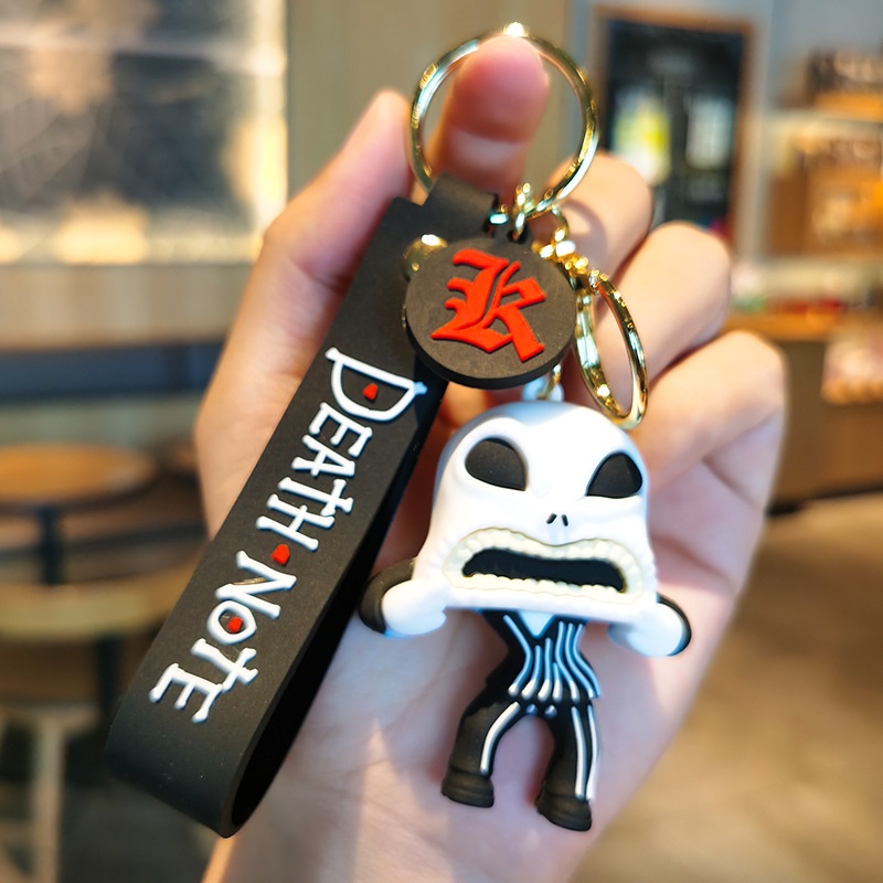 Ag พวงกุญแจ PVC ลายการ์ตูนอนิเมะ The Nightmare Before Christmas สําหรับห้อยกระเป๋า