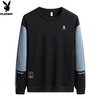 PLAYBOY Spring New Sweater Mens Round Neck Pullover Long-sleeved Tops