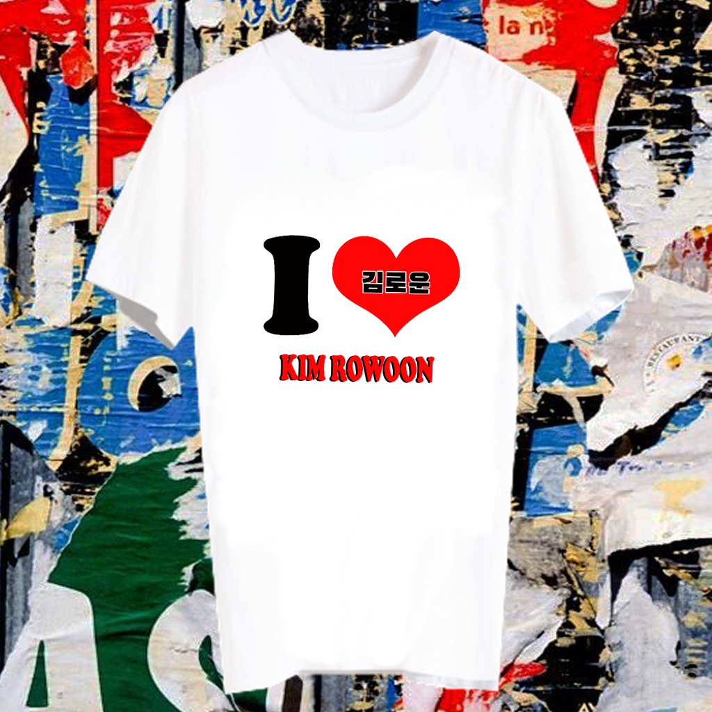 เสื้อแฟชั่นไอดอล เสื้อแฟนเมดเกาหลี ติ่งเกาหลี ซีรี่ส์เกาหลี ดาราเกาหลี แฟนคลับ FCB126 คิมโรอุน Kim R