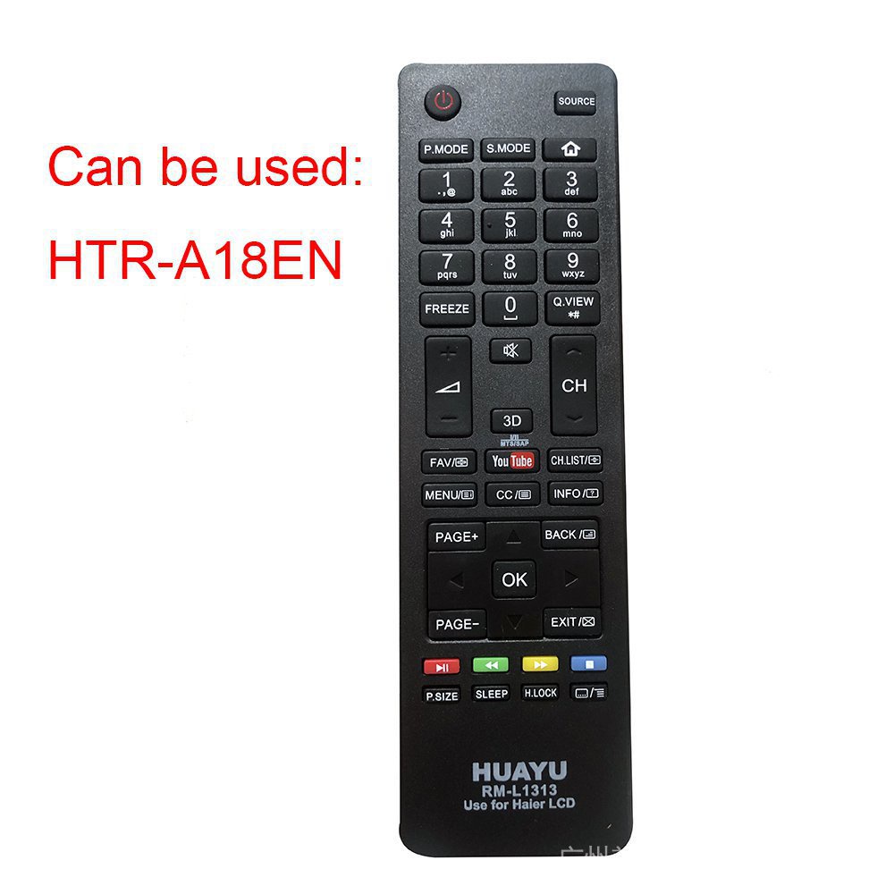 รีโมทคอนโทรลเปลี่ยน Haier htr-a18en htr-a18l rm-l13 สําหรับ LED TV Haier LE32K5000TN LE40K5000TF