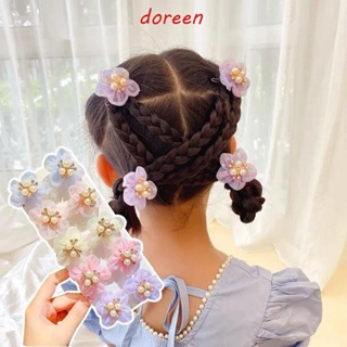 Doreen กิ๊บติดผมเด็ก 2 ชิ้น / เซต น่ารัก กิ๊บหัวเข็มขัด เจ้าหญิง ถัก กิ๊บติดผม เด็ก ที่คาดผม สไตล์เกาหลี ปิ่นปักผม