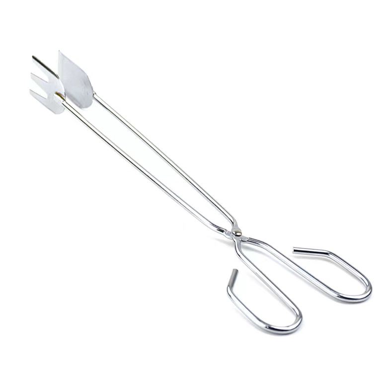 🔥 10นิ้ว ที่คีบอาหารแบบกรรไกร ขนาด ที่คีบอาหารปากยาว ที่คีบบาร์บีคิว ที่คีบของทอด ที่คีบขนมปัง ที่คีบปิ้งย่าง - รูปที่ 2