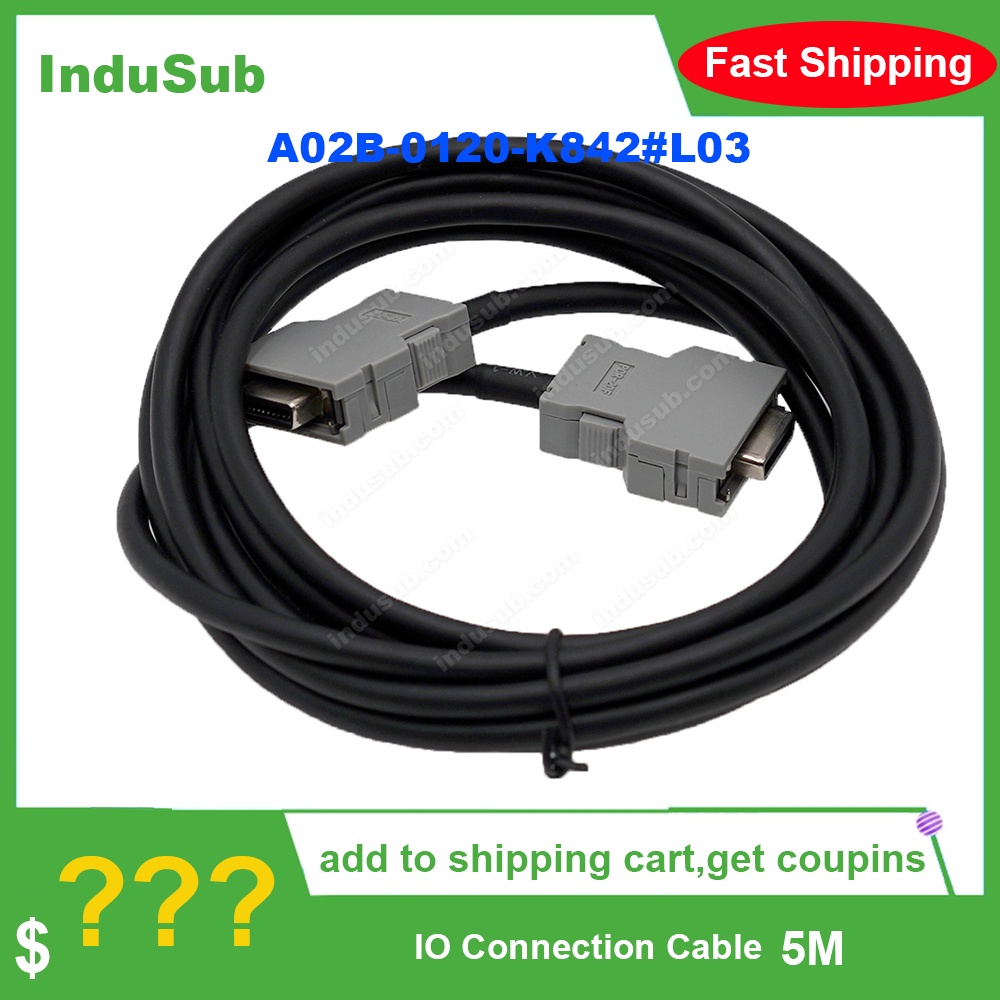 YTH A02B-0120-K842 L05 FANUC IO สายเชื่อมต่อแกนสัญญาณข้อมูลสาย 5m