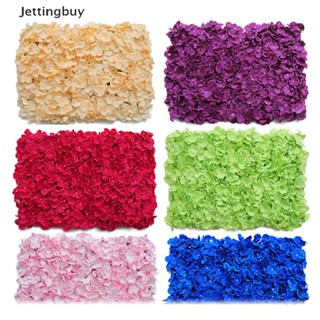 [Jettingbuy] ใหม่ พร้อมส่ง แผงดอกไม้ไฮเดรนเยียประดิษฐ์ ขนาด 60X40 ซม. สําหรับติดผนัง งานแต่งงาน ฉากหลัง ปาร์ตี้ธันวาคม