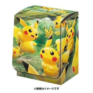 [พร้อมส่ง] [Pokemon Center Japan] Deck Case กล่องใส่การ์ด Pikachu Forest