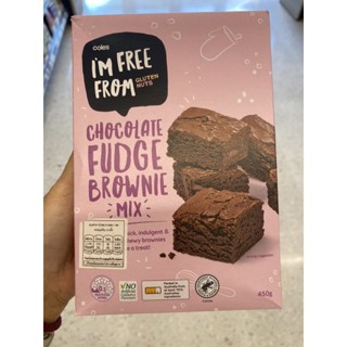 Chocolate Fudge Bronie Mix ( Coles Brand ) 450 G.แป้งสำเร็จรูป สำหรับทำ บราวนี่ รสช็อกโกแลต ( ตรา โคลส์ ) ช็อกโกแลต ฟัดจ์ บราวนี่มิกซ์