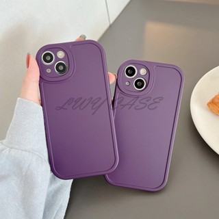 Lwy เคสโทรศัพท์มือถือ สําหรับ Oppo A12 A12e A7 A5s A3s Ax5 A53 A53s A33 A31 2020 A9 2020 A5 2020 A15 A15s A35 A52 A92 A92s A95 A91 F15 A57 F9 F11 A9 Reno 3 4Z 5Z 5 K3 K5 Find X3 Pro เคสนิ่ม สีม่วง