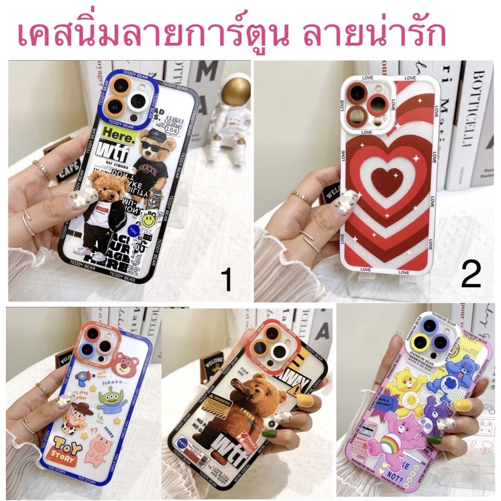 เคสฝาหลังนิ่มลายการ์ตูน ลายน่ารัก สำหรับรุ่น Redmi 9A 10A 10C Realme 5 C3 6I C12 C15 C11(2021) C21y 