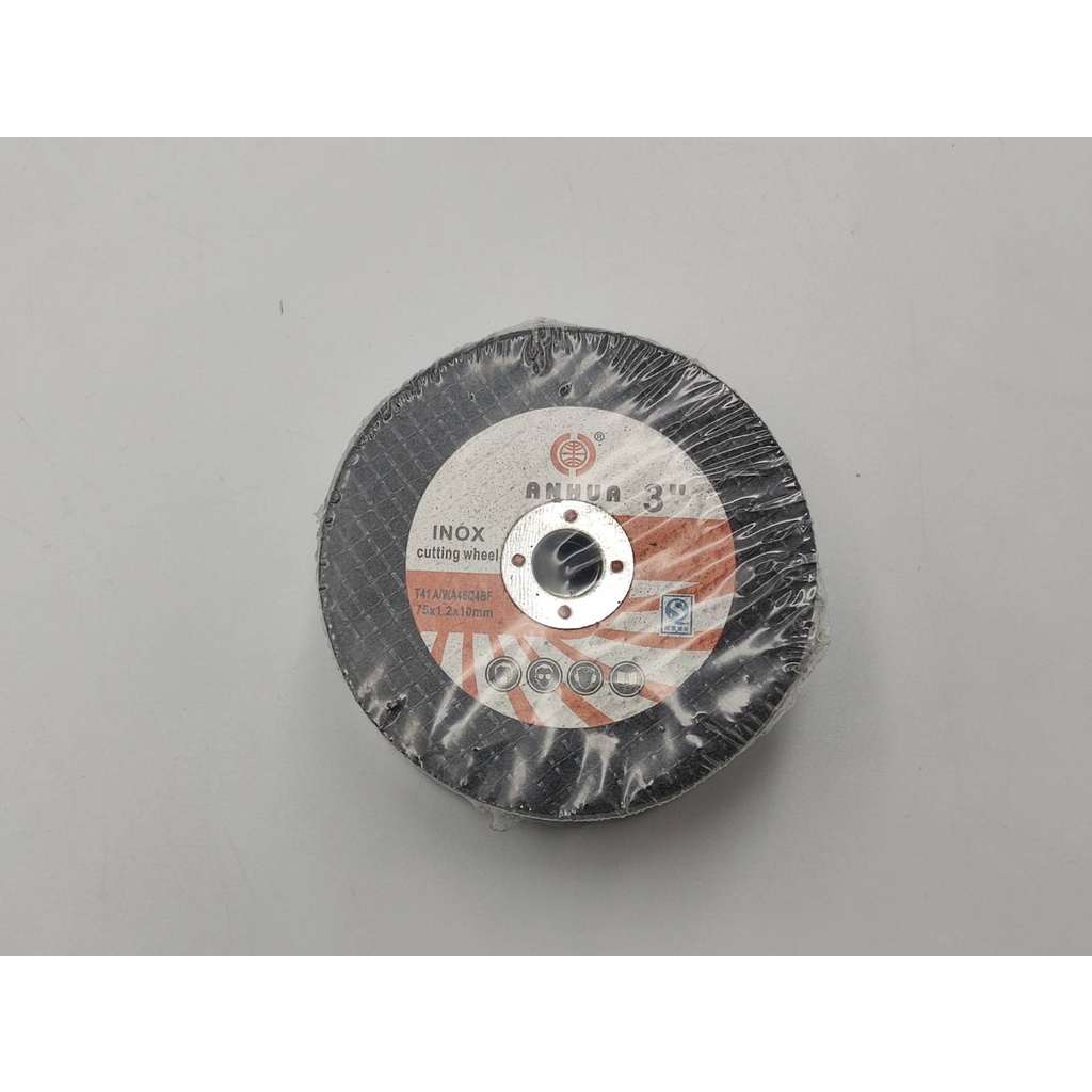 ใบตัดไฟเบอร์ 3 นิ้ว ขายเเยก 10 ใบ และ 25 ใบ ใบตัดเหล็กตัด ตัดสแตนเลส ขนาด75x1.2x10 mm ราคาถูก พร้อมส่ง - รูปที่ 3