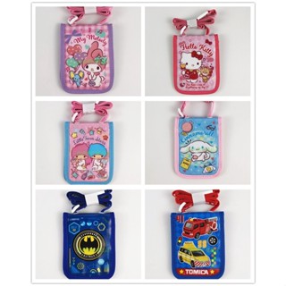 Sanrio Melody Cinnamoroll Tomica Batman Doraemon Coin Pouch Card Holder w/ Neck Strap 7065