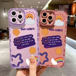 Realme GT XT X2 Pro Master เคสเรียวมี สำหรับ Case Cartoon Sun Rabbit เคส เคสโทรศัพท์ เคสมือถือ  Back Cover Cases