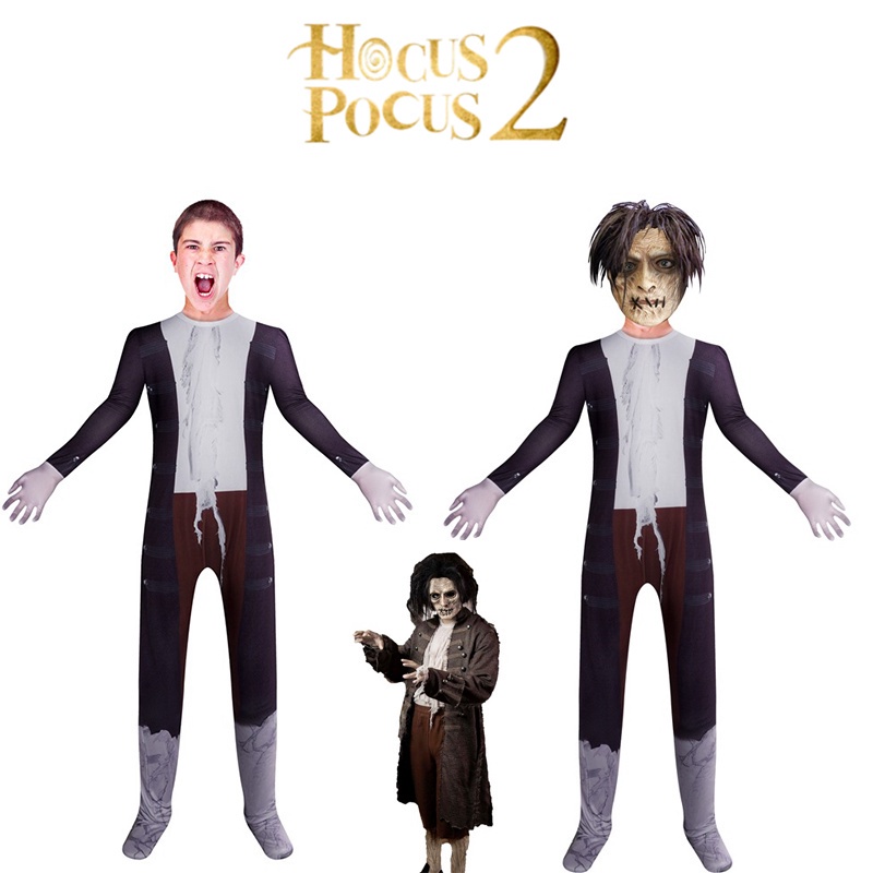 Hocus Pocus Billy Butcherson Jumpsuit Cosplay Costume Kids Halloween