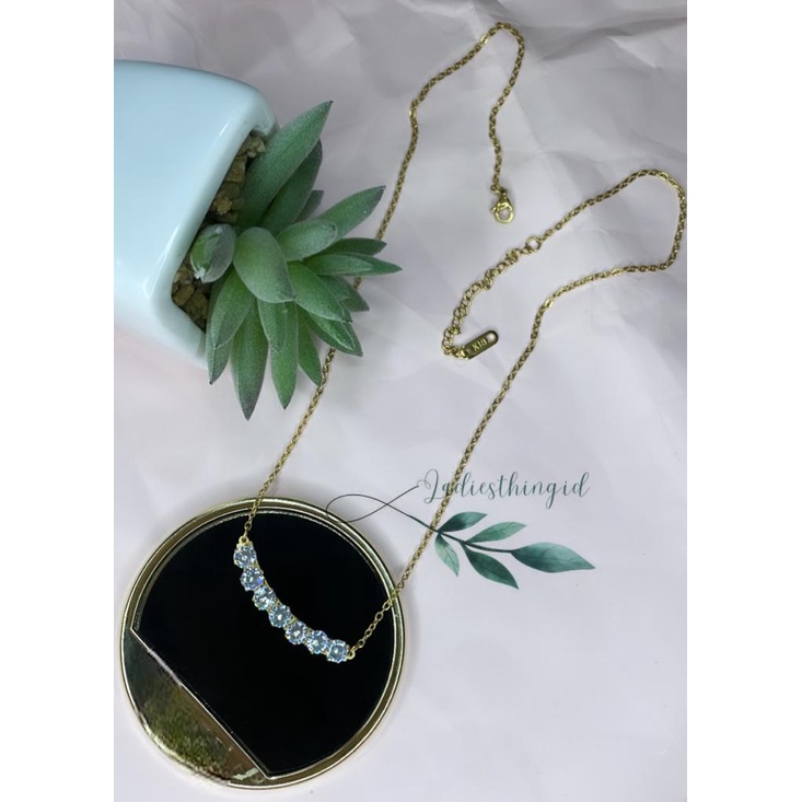 MATA KA270 สร้อยคอแฟชั่นผู้หญิง รุ่น 7 ชิ้น ขนาดตา 5 มม. อุปกรณ์เสริมสําหรับเด็กผู้หญิง kalong สร้อย