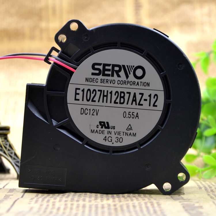 SZ E1027H12B7AZ-12 DC12V 0.55A 9727 9 CM 2WIRES TURBINE COOLING FAN