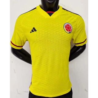 เสื้อกีฬาแขนสั้น ลายทีมชาติฟุตบอล Colombia 2022 ชุดเหย้า