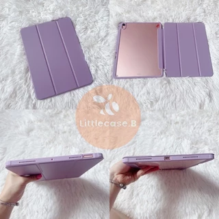 เคสสำหรับไอแพด หลังPcใสแข็งกันงอ ที่ใส่ปากกาด้านขวาพร้อมชาร์จ For iPad Air4-5/ Pro11 /Gen9/Mini6 🇹🇭พร้อมส่ง🇹🇭