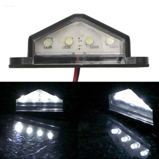 หลอดไฟ 4LED ติดป้ายทะเบียนรถยนต์ สําหรับ เรือ RV Truck Trailer Lorries Caravan10-30V