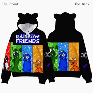 เสื้อกันหนาว มีฮู้ด พิมพ์ลาย Roblox Rainbow Friends น้ําหนักเบา แฟชั่นสําหรับเด็กผู้ชาย และเด็กผู้หญิง