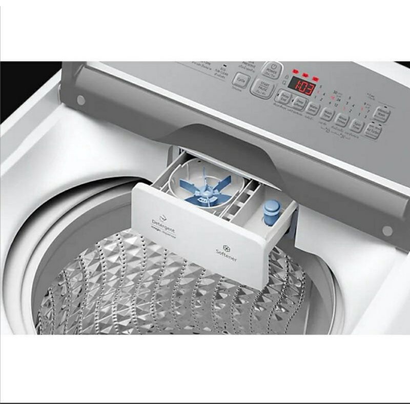 SAMSUNG ซัมซุง เครื่องซักผ้าฝาบน WA14T6260WW/ST พร้อม Wobble Technology 14 กิโลกรัม
