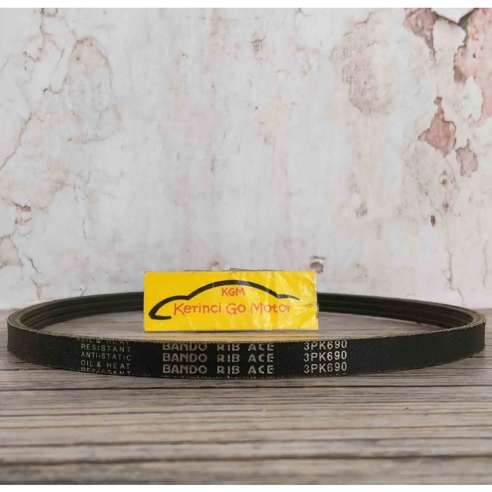 Bando Van Belt 3PK 690 V Belt Fan Belt Groove 3PK-690 Fan