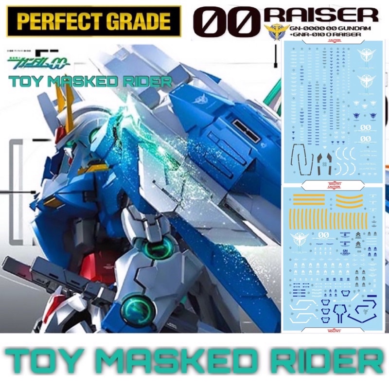DECAL ดีคอลน้ำ PG OO RAISER 1 ชุดมี 2 แผ่น
