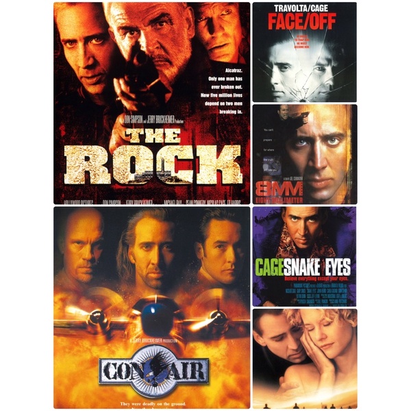 โปสดตอร์ Nicolas cage the rock con air Face/off ขนาด 11.5X 16.5 นิ้ว (A3)