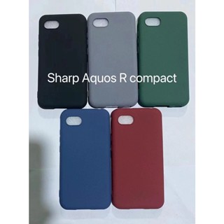 สําหรับ Sharp Aquos R R2 R3 Compact Sense 3 4 Plus เคสโทรศัพท์ แบบนิ่ม TPU สีพื้น ฝ้า เคสป้องกัน เคสป้องกันลายนิ้วมือ