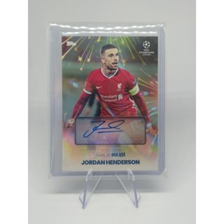 Henderson 2021 TOPPS UEFA CHAMPIONS LEAGUE FOOTBALL FESTIVAL BY STEVE AOKI