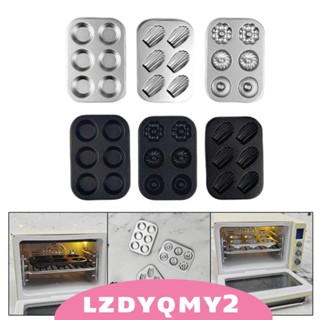 [Lzdyqmy2] ถาดอบขนมจิ๋ว 1:6 สําหรับตกแต่งบ้านตุ๊กตา 3 ชิ้น