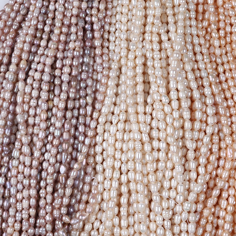 ไข่มุกน้ําจืดแท้ 7-8 มม. (BIWA) สําหรับทําเครื่องประดับ