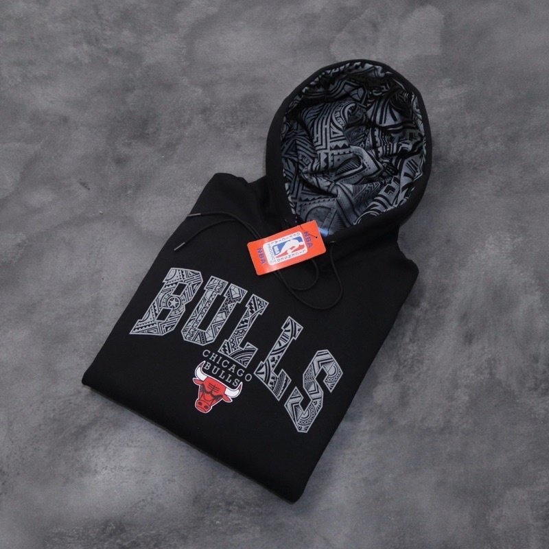 เสื้อกันหนาว มีฮู้ด NBA BULLS FL - คุณภาพสูง