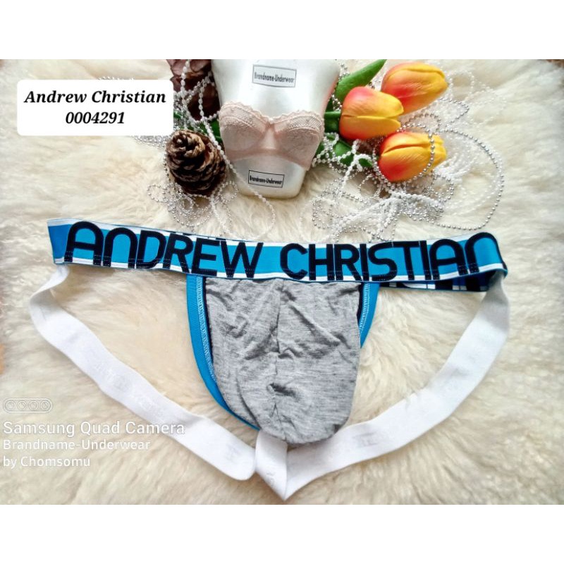 Andrew Christian จีสตริงผู้ชาย Size M ชุดชั้นในแบรนด์ /กางเกงในผู้ชาย Gstring 0004291