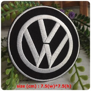 VolksWagen ตัวรีดติดเสื้อ อาร์มรีด อาร์มปัก ตกแต่งเสื้อผ้า หมวก กระเป๋า แจ๊คเก็ตยีนส์ Racing Embroidered Iron on Patch 2