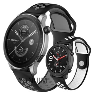 Amazfit GTR Mini สายนาฬิกาสปอร์ต ซิลิโคน สำหรับสมาร์ทวอทช์ Xiaomi Huami Amazfit GTR 47 มม. 42 มม  สาย For huami amazfit GTR 4 GTR4 สายนาฬิก huami amazfit GTR2 GTR 2E GTR 3 GTR3 Pro อุปกรณ์เสริมสมาร์ทวอทช์ เคส huami amazfit GTR 47mm 42mm เคส