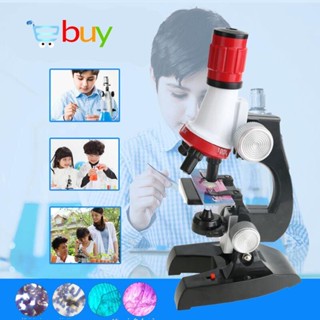 กล้องจุลทรรศน์สำหรับเด็กสายวิทย์ สเต็ม Microscope educational series with LED 100X 400X and1200Xเหมาะกับเด็กปฐมวัยขึ้นไป