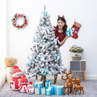 PEต้นคริสต์มาส ขนาด ใหญ่ พร้อมไฟประดับและไฟประดับ 120/150/180cm christmas tree ต้นคริสมาส คริสต์มาส