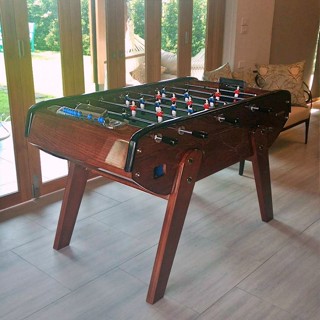 Bonzini B90 Rustic Football Table - Trim and Pitch in Black