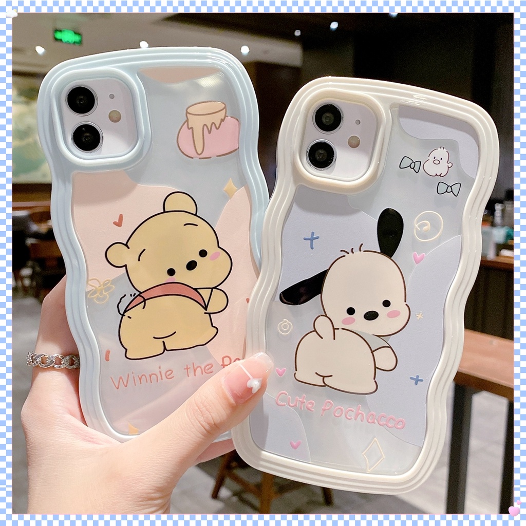 Qhy - เคสซิลิโคนนิ่ม ลายการ์ตูนสุนัข สําหรับ iphone 15 14 7 6s 8 Plus XR 11 12 13 pro xs max