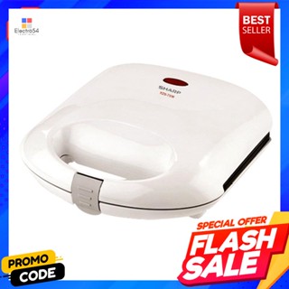 Sharp ชาร์ป เครื่องทำแซนด์วิช 4 ชิ้น รุ่น KZS-70WSharp Sandwich Maker 4 Pieces Model KZS-70W