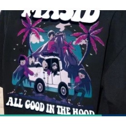 เสื้อยืดผ้าฝ้ายพิมพ์ลายขายดี ₪✔&amp;%[hot sale]All Good in the Hood T-shirts for men and women