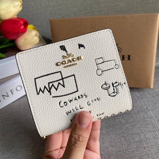 COACH X JEAN MICHEL BASQUIAT SNAP WALLET